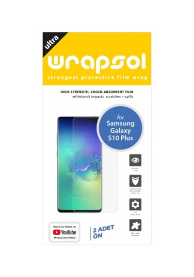 Galaxy S10 Plus Ekran Koruyucu 1+1 Ön Poliüretan Film