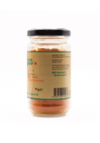 Organik Toz Biber - Tatlı 70g 70 G