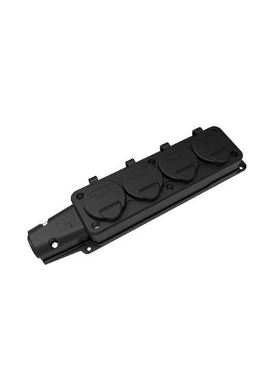 Bemis 1x16a 220v Kauçuk Dörtlü Grup Priz