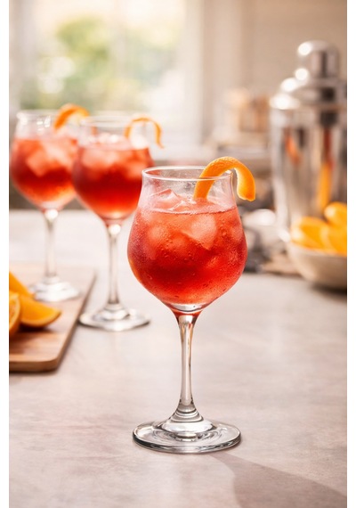 6 Lı Wavy Kadeh Seti,büyük Boy, 475 Cc,şarap,aperol Spritz Bardağı,premium Sunum Bardağı Seti Şeffaf
