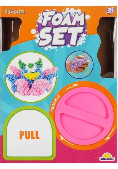 4140 Funmix 5 Renkli Köpük Slime Seti -sunman