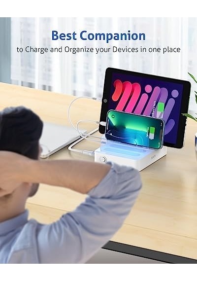 Soopii Cs40 48w 4 Port Masaüstü Usb Çoklu Şarj İstasyonu