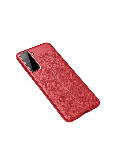 Newface Samsung Galaxy Uyumlu S21 Plus Kılıf Auto Focus Kapak Glblseme - 25 - Kırmızı
