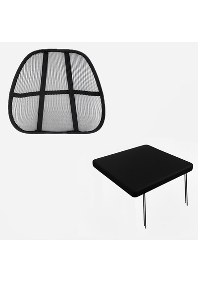 2in1 Set İpli Oturma Minderi + Ortopedik Sırt Bel Minderi Al5383 Diğer