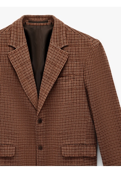 Koton Regular Fit Uzun Kollu Kapaklı Cepli Ekose Desenli Mono Yaka Blazer Ceket Kahverengi Ekose 6sam50009hw Kahverengi Ekoseli Koton Regular Fit Uzun Kollu Kapaklı Cepli Ekose Desenli Mono Yaka Blazer Ceket Kahverengi Ekose 6sam50009hw Kahverengi Ekoseli