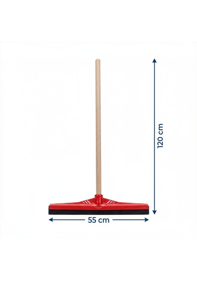 Mulpex 55 Cm Yer Çekçeği Çekpas + 120 Cm Vidalı Ahşap Sap Seti Profesyonel Yersil