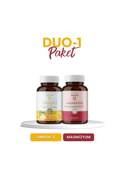 Erbatab Duo Paketi 1 Omega-magnezyum