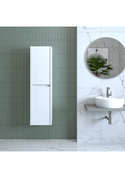Banos Banyo Roomart Bd2 Ayaksız 2 Kapaklı Mat Beyaz 130 X 35 Cm B Mat Beyaz
