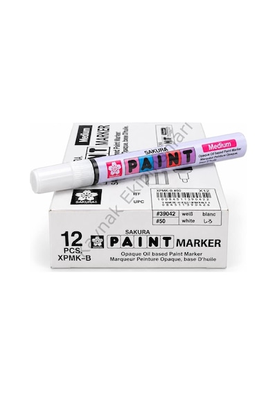 Sakura Beyaz Paint Marker Markalama Kalemi Çok Renkli