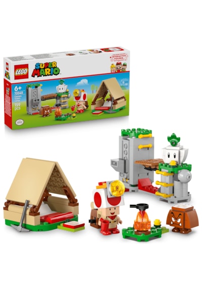 LEGO® Super Mario™ Captain Toad Kampı 72040 - 6 Yaş ve Üzeri Çocuklar için Yaratıcı Oyuncak Yapım Seti (159 Parça)