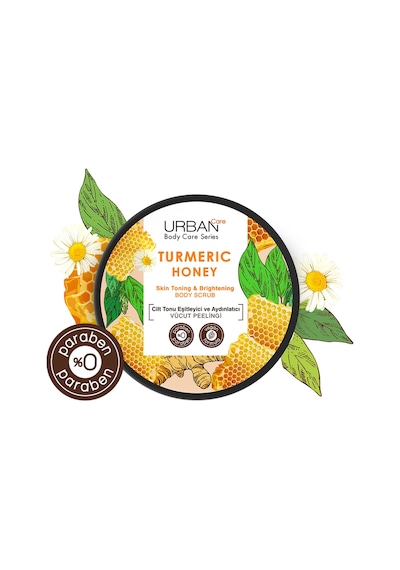 Urban Care Turmeric Honey Cilt Tonu Eşitleyici ve Aydınlatıcı Vücut Peeling 200 ML