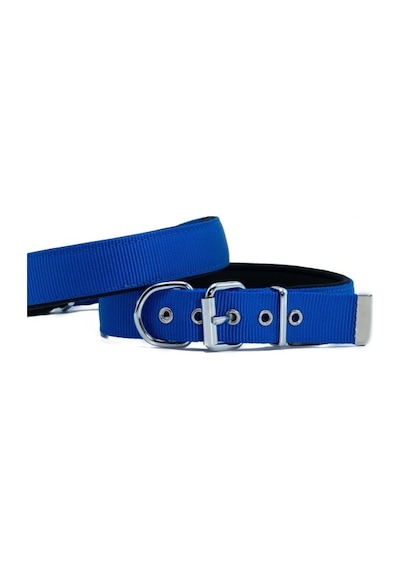 Doggie Konfor Dokuma Boyun Tasması Royalblue 2.5 x 42-50 CM Mavi