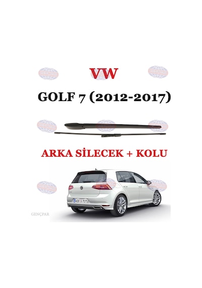 Vw Golf 7 Arka Silecek Kolu+Silecek Süpürgesi
