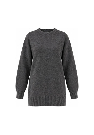 Laluvia Antrasit Basic Triko Kazak - 2y04595