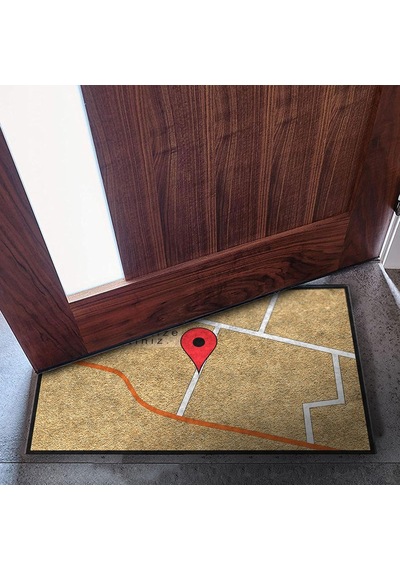 Kapı Önü Paspası - Modern Ve Şık Kapı Paspası Ev, Ofis Ve Dış Mekân Kullanımı İçin Ev Lokasyonu 40x60 Diğer