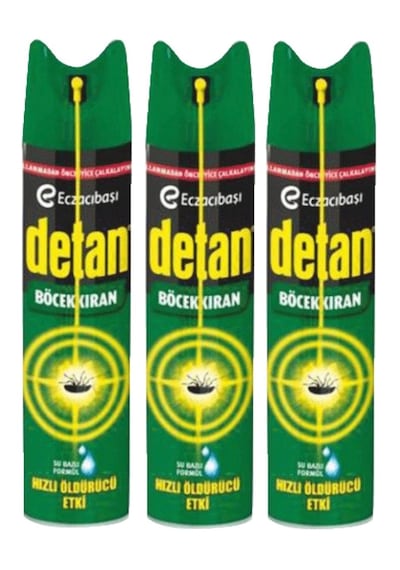 Detan Köpük Böcek Spreyi Kokusuz 3 x 275 ML