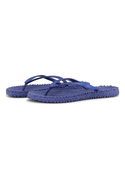 Blue Web Cheerful01 - Lacivert Simli Parmak Arası Terlik-14277