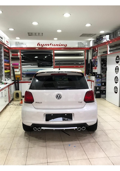 Volkswagen Polo 2009 - 2017 Difizör Arka Tampon Eki Difüzör