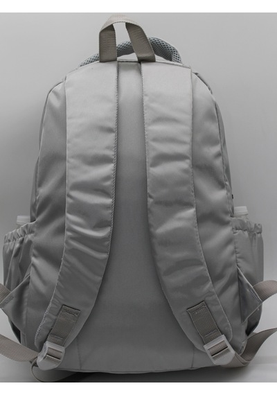 Gri Unisex Okul Çantası Su Geçirmez Kumaş Unisex Okul Sırt Çantası 34600 Gri