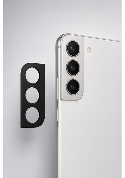 Samsung S22 Plus Uyumlu Arka Kamera Koruyucu+ Full Ekran Koruyucu Si Yah