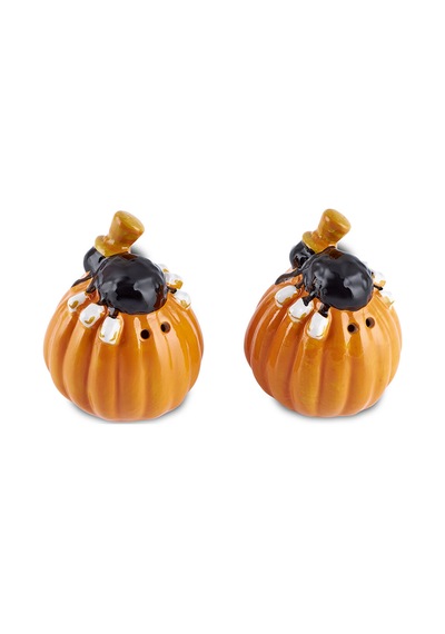 Karaca Halloween Tuzluk Ve Biberlik Turuncu