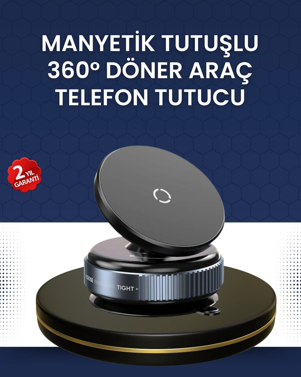16 Mıknatıslı Araç Telefon Tutucu Kaymaz Ve Güvenli Akıllı Saat