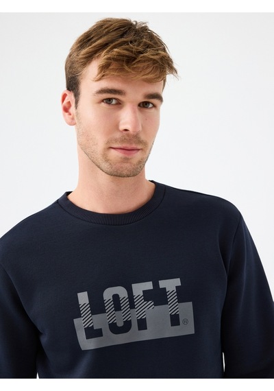 LOFT Regular Fit Erkek Sweatshirt Lf2041178 Q1.v1 Koyu Lacivert