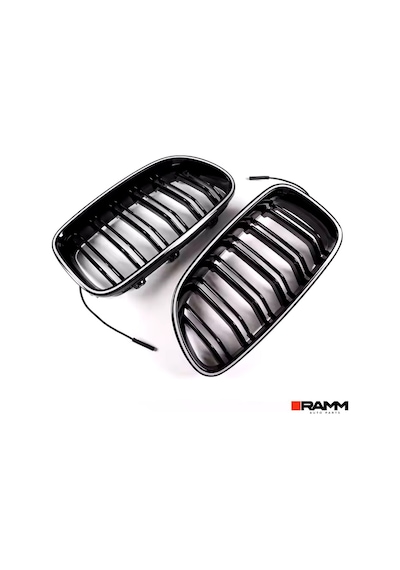 Bmw 5 Serisi F10 - Bmw 3 Serisi F30 Işıklı Kayar Led Panjur Izgara Seti