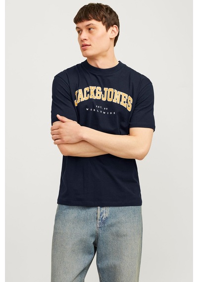 Jack & Jones JJECALEB Erkek  Lacivert Tişört