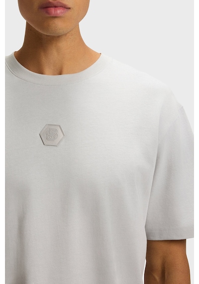 Boss Erkek T Shirt 50544316 054 Açık Gri Açik Gri