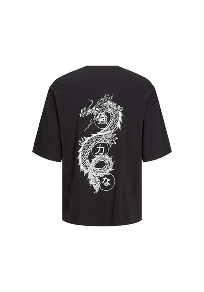 Jack&jones Jack & Jones 12273504 Jjdragon Tee Ss Crew Neck Erkek T-shirt Siyah