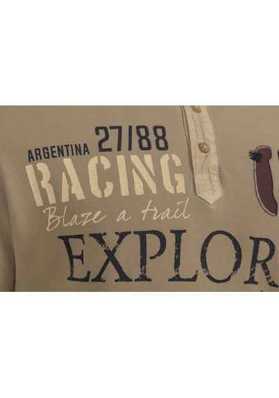 AR-MA Arma Erkek Regular Fit Polo Yaka Tişört Y0tyo7179 Bej