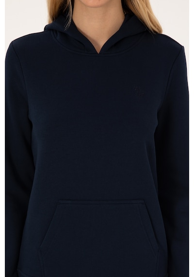 U.S. Polo Assn. Kadın Lacivert Kapüşonlu Sweatshirt 50320557-VR033
