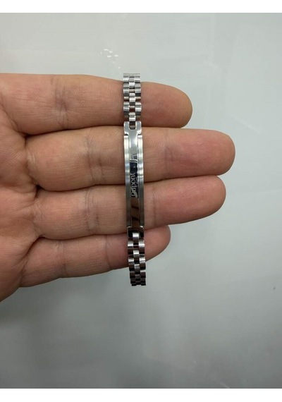 Dupont Mılano Dm-sb-011-ss06 Gümüş Renk 20 Cm Erkek Çelik Bileklik