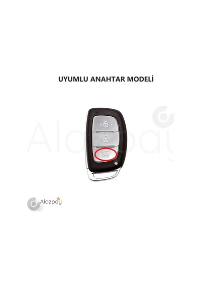 Hyundai Tucson Bayon Elantra Accent Ix35 I10 I20 I30 I40 Tpu Anahtar Kılıfı Yeşil - Sustasız