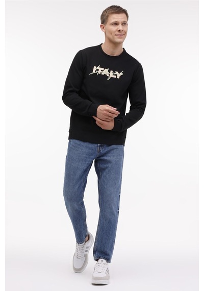 Lumberjack Ml Zuhn 16ıtl521 4pr,sıyah, Erkek Sweatshırt Siyah