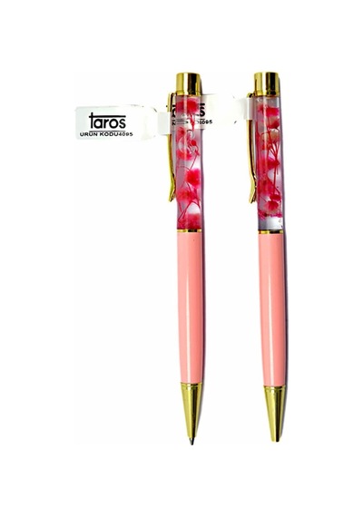 Unick Color Water Red Flower Tükenmez Kalem 4095