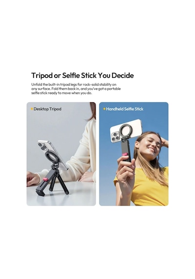 Ulanzi Ma88 Maglock Quick Release Manyetik Telefon Tutucu Ve Mini Tripod - S055