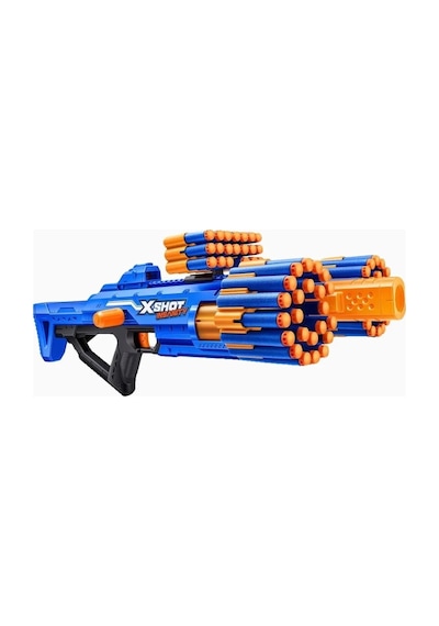 X Shot Insanity Berzerko 8 Atış 96 Dart 2'li Paket, 27 M Menzil Nerf, Oyuncak Tabanca Mavi-turuncu