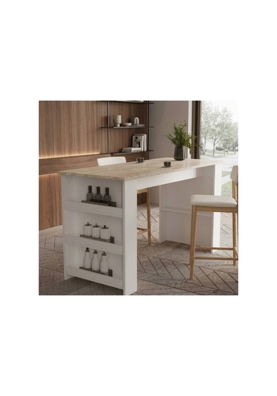 Edda Bar Masası Mutfak Adası Mutfak Masası Traverten Desen Çok Renkli - 885630087 Çok Renkli Edda Bar Masası Mutfak Adası Mutfak Masası Traverten Desen Çok Renkli - 885630087 Çok Renkli