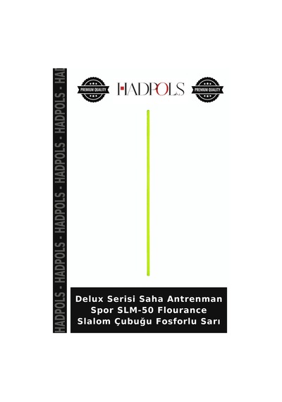 Delux Serisi Saha Antrenman Spor Slm-50 Flourance Slalom Çubuğu Fosforlu Sarı