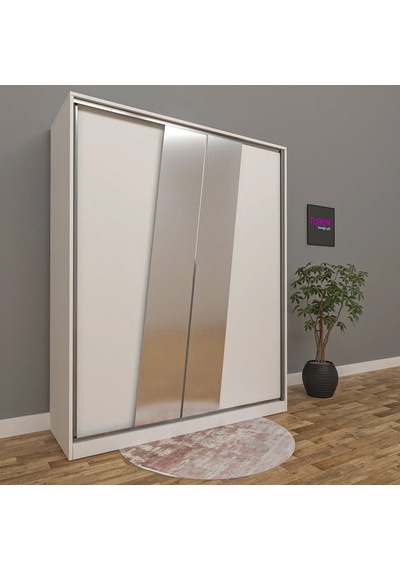 Rain Gardırop Mdf Beyaz Rain Gardırop Mdf Beyaz