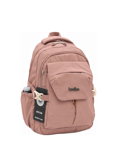 Okul Çantası Su Geçirmez Kumaş Unisex Okul Sırt Çantası Hrm - 2601 Pudra Pudra Pembe