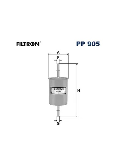 Yakıt Filtresi - Fiat Bravo, Ducato, Punto, Barchetta, Coupe, Marea, Brava, 156, 155, 145 - Fıltron-pp905