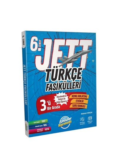 6.sınıf Ünlüler Jett Fasikülleri Seti Türkçe-matematik-fen Bilimleri-sosyal Bilgiler 2025-2026