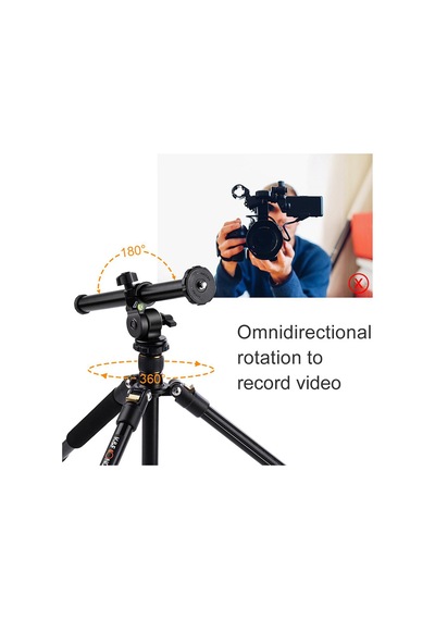 K&F Concept Çok Açılı Dönebilen Tripod Merkez Kolu