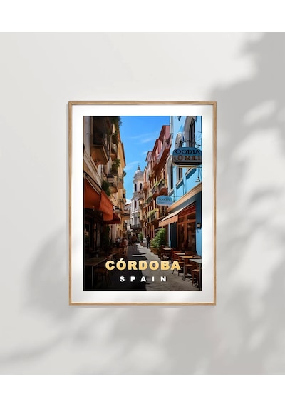 Çerçevesiz Poster Córdoba'nın Tarihi Sokakları