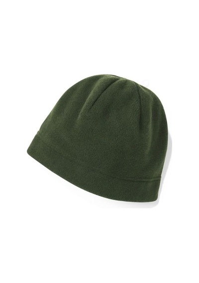 Yılmazel Unisex Kışlık Polar Kadın Erkek Bere Düz Renklerde Stand Yeşil
