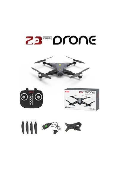 Syma Z3 Pro Fırçasız Motorlu Katlanabilir Drone - 720p Hd Fpv Canlı Kameralı, 2.4g Wifi Rc Mini Dron