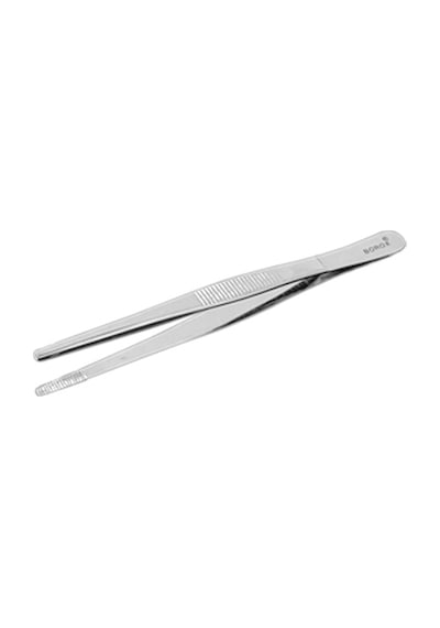 Borox Penset 13 Cm Paslanmaz Çelik - Küt Uç Dişli Düz Cımbız